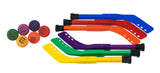 Rainbow Scooter Sticks And Hotballs, 6 Color Set, 21 Inches