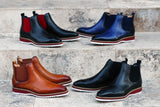 Carrucci Calfskin Boot - Black