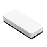 U Brands Magnetic Dry Erase Board Felt Eraser, 2x5x1, White, Lightweight Modern Design