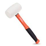 ValueMax 16oz Rubber Mallet Hammer, Fiberglass Handle, Solid Head, Rubber Mallet for Flooring, Tent Stakes, Woodworking, Camping