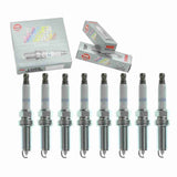 8 pc NGK Laser Iridium Spark Plugs compatible with Mercedes-Benz C63 AMG 6.3L V8 2008-2015