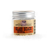 Prima Marketing Art Glass Beads 2OZ CRYS, 1.5mm Crystal