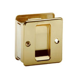 SCHLAGE LOCK CO SC990B605 Schlage Sc990B3 Door Pull, 23/4 in L 21/2 in D, Solid, 1 Count (Pack of 1), Bright Brass