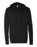 Independent Trading Co. Lightweight Hooded Pullover T-Shirt - Black, S