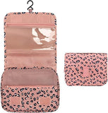 Aasaish Toiletry Bag Portable Hanging Travel Makeup Organizer Folding Pouch Toiletry Cosmetic Bag With Hanging Hook And Strong,F