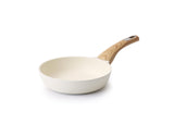 SENSARTE Nonstick Frying Pan Skillet, Egg pan, Omelette Pan, Healthy Cookware Chef's Pan, PFOA Free, 8 Inch, White