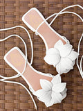 Shoetopia Women'S Block Heel Sandal/White /Eu41 / Uk8,White,8,B0BSC8SBG2