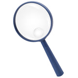 Feosky Handheld Reading Magnifier, 10X 30X Magnifier, 75mm Shatterproof Lens, Adults Close Work Non-Slip Handle for Seniors Read