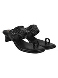 Shoetopia Women'S Flat Sandal/Black /Eu36 / Uk3,Black,3,B0CQLKJ36L