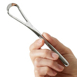 Orbica Tongue Cleaner Premium Stainless Steel & Copper Tongue Scraper Metal Tongue Scraper | Tongue Cleaner For Adults Kids Fi