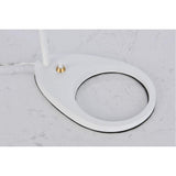 Living District Modern Home Decorative Juniper 1 Light White Table Lamp