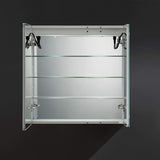 Fresca Spazio 30 Wide X 30 Tall Bathroom Medicine Cabinet W/Led Lighting & Defogger