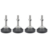 BORDSTRACT Furniture Leveling Feet, 4 pcs M6 Heavy Duty Height Adjuster Foot Feet Leveler Thread Size for Tables, Chair, Sofa, W