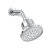 KOHLER K-33631-G-CP Cinq Single-Function Filtered Shower Head, Round Fixed Showerhead with Filter for Hard Water, 1.75 gpm, Poli