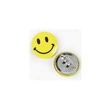 Fun Express Mini Metal Smile Face Button Pins (1Pack of 48)