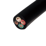 Carol 50' 8/4 SOOW Wire Cord Cable Portable Power 8 Gauge 4 Conductor, 600V, Flexible Copper W/ EPDM Insulation, Durable CPE J