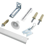 Richelieu Hardware 14015WBC Onward BiFold Door Hardware Kit 48 in (1210 mm), Track White
