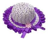 Ribbon Style Beach Floppy Hat/Cap For Girls And Women, Pack Of 1