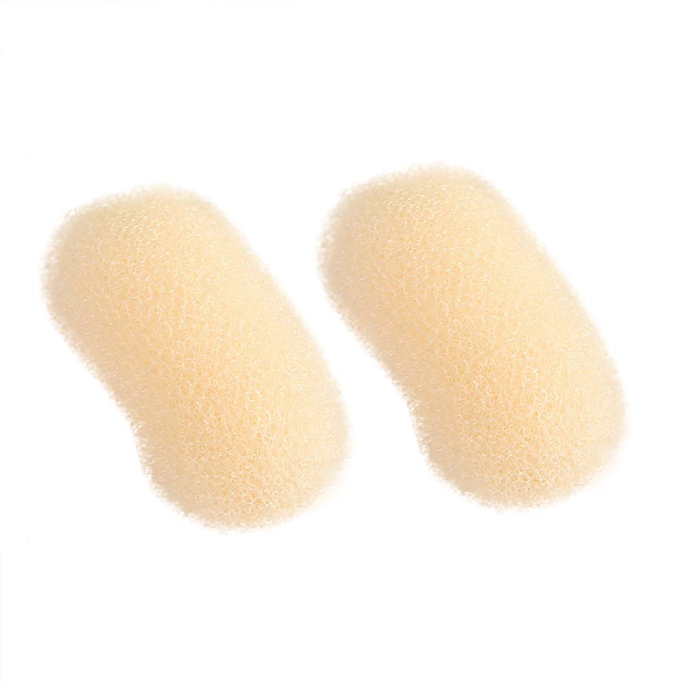 2 Pcs Volume Hair Base Inserts Bump It Up Hair Pads Hair Styling Clip Hair Accessories Beige