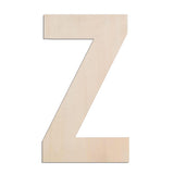 MGTECH 17 Inch Large Wooden Letter Z, 1/4 in Thick Big Wood Letter for Crafts and Wall Decor
