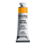 Williamsburg Artist Oil Colors by GOLDEN, Cadmium Yellow Deep, 37 ml tube, Professional Oil Paint, Opaque