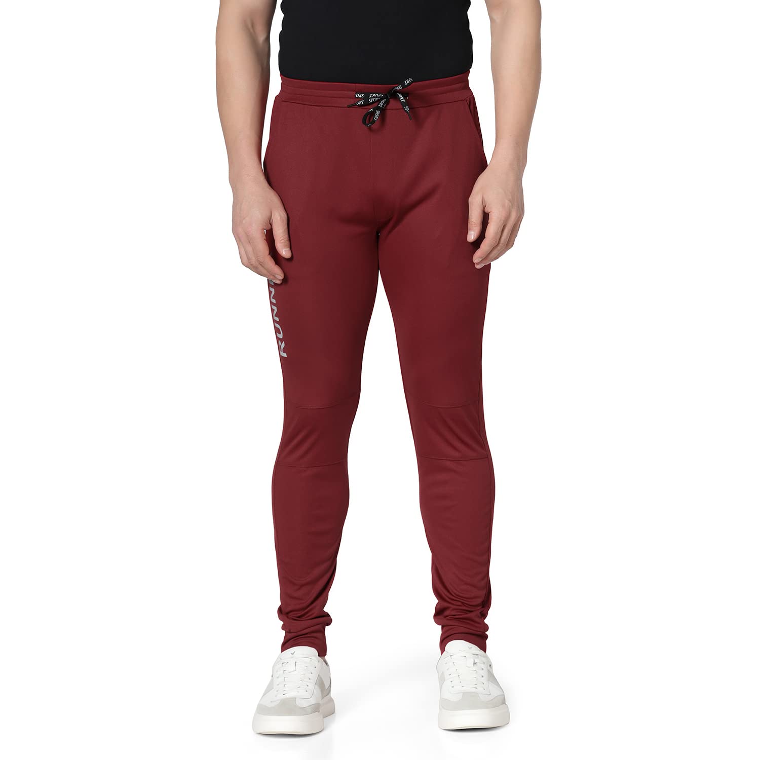 Toplot Men'S Regular Fit Trackpant (Track-Pant-5070-Maroon-32) Red,Red,32,B0BV6Z6DF2