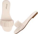 Shoetopia Girls White Stylish Trending Flats-Eu38,White,5,B09NBMJVWT