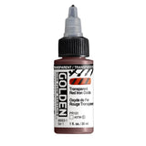 Golden High Flow Arcylic Paint, 1 Ounce, Transparent Red Iron Oxide