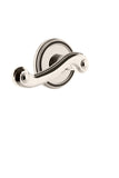 Grandeur 820563 Soleil Rosette Dummy with Newport Lever in Polished Nickel