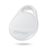 Momax Tracker Electronics Key Finder Luggage Tracker Smart Tag for Key, Backpack, Wallet, Pets Works with Apple Find My (iOS Onl