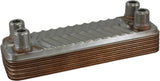 Duda Energy HX0510: M025 B35A 10 Plate Heat Exchanger 1/4 Male NPT, Degrees_Celsius, to Volts, Amps, (