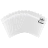 Golden State Art 100 Pack 6 1/8 x 5 1/8 Crystal Clear Storage Sleeves, Acid-Free Clear Cellophane Bags for One 10.4mm Standard C