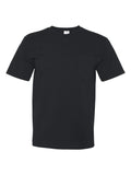 Bayside Usa-Made Short Sleeve T-Shirt With A Pocket - Black, Xl