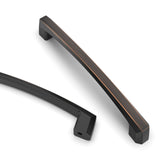 Asidrama 10 Pack 5 Inch(128mm) Oil Rubbed Bronze Kitchen Cabinet Handles, Cabinet Pulls Kitchen Cabinet Hardware for Cupboard Dr