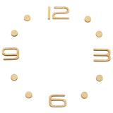 PATIKIL Wooden Clock Numbers Kit, 0.9inch Self Adhesive Clock Numbers Accessories for DIY Digital Clock Number Replacement Parts