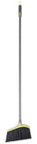 Casabella Wayclean Wide Angle Broom, Gray, Angled Broom with Densely Packed Bristles, Kitchen Broom, RV Broom, Camper Broom, Bro