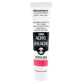 Turner Colour Works Acryl Gouache Artist Acrylic Paint - Single 20 ml Tube - Opera Red