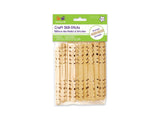 Multicraft Imports Craft Skill Sticks-Natural 4.5 80 Pcs