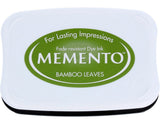 Tsukineko Memento Ink StampingGreen, Bamboo LeavesLargeWaterBasedTranslucent, Waterproof, ArchivalEmbossing, pad Size: 7,6