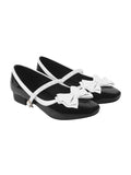 Shoetopia Bow Detailed Black Marry Janes For Women & Girls /Eu37,Black,4,B0F6TW8JSL
