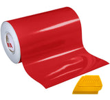 ORACAL 651 Gloss Red Self-Adhesive Craft Vinyl Roll (12 x 15ft + Detailer)