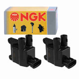 2 pc NGK Ignition Coils compatible with Toyota Camry 2.2L L4 1997-2001