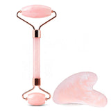 Ao Yee ZGL Gua Sha Facial Massage Tool and Roller Set, Facial Massager for Face, Neck, Arms, Eyes, Reduce Puffiness, Improve Wri