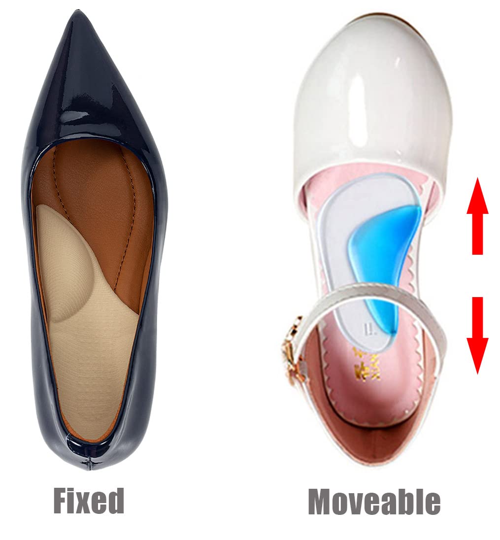 Arch Support Plantar Fasciitis Insoles for Women & Men,Adhesive Foot Arch Inserts for Flat Feet,Heel Support Cushion for Feet Pa