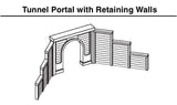 Woodland Scenics Concrete N Scale Tunnel Portals