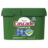 Cascade Complete Dishwasher Pods, ActionPacs Dishwasher Detergent, Fresh Scent, 63 Count