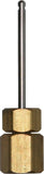 Winters STP Series STP003 Brass Gauge Adaptor, 23/4 OAL x 13/4 x 1/8 Probe