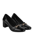 Shoetopia Stylish Casual Black Pumps For Women & Girls /Uk4-Eu37,Black,4,B0CJQ8TV1W