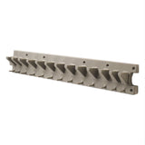 Suncast 2 Wall Mount Tool Organizer for Hanging Lawn and Garden Tools, 30 lb. Weight Capacity, Gray
