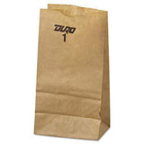Bag #1 Paper Grocery , 30lb Kraft, Standard 3 1/2 x 7 3/8 x 6 7/8, 500 s BAG GK1500